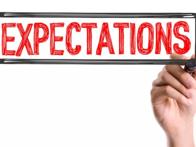 expectation written on board