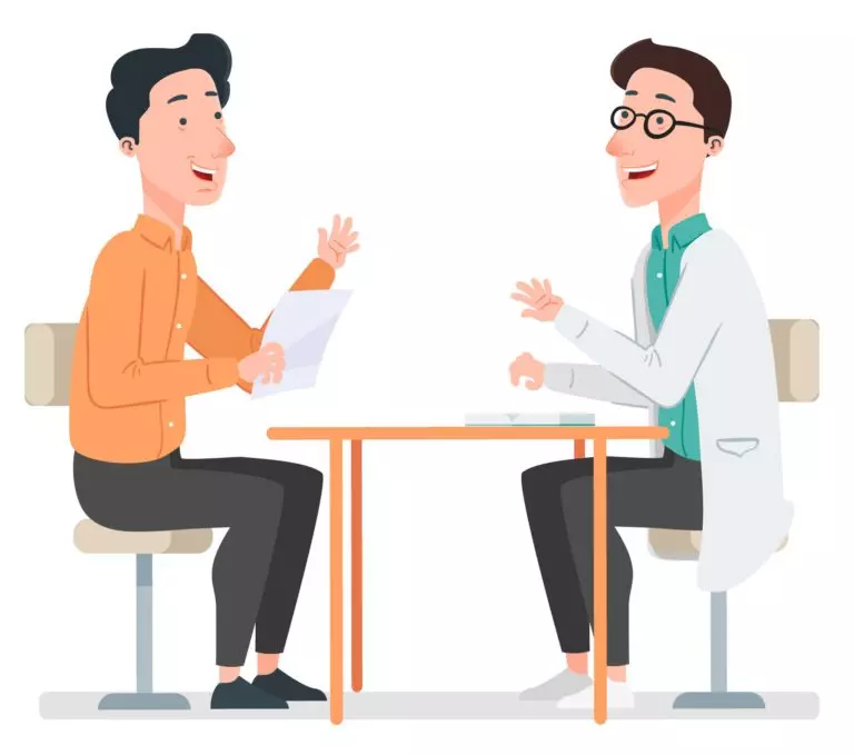 doctor consultation illustration