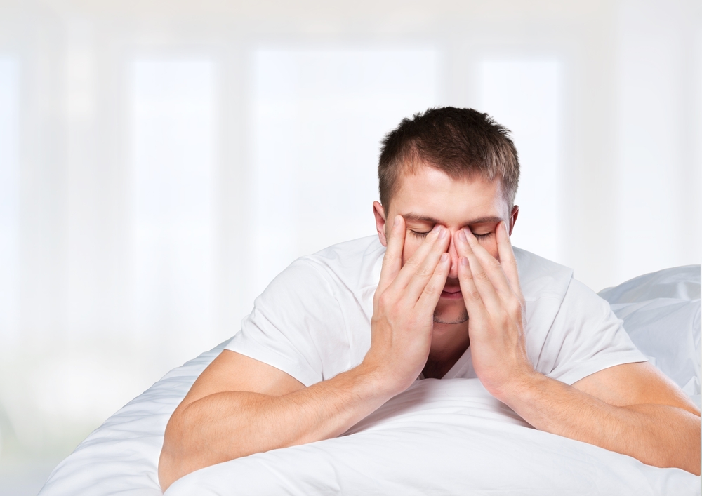 Sleeping,,Insomnia,,Men.